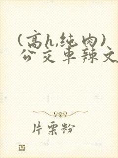 (高h,纯肉)公交车辣文小说封面