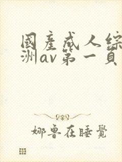 国产成人综合亚洲av第一页