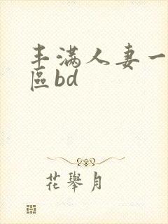 丰满人妻一区二区bd