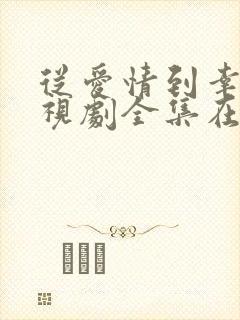 从爱情到幸福电视剧全集在线观看