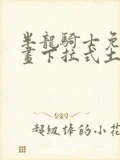半龙骑士免费漫画下拉式土豪漫画封面