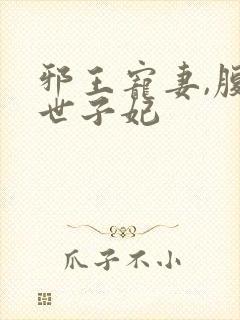 邪王宠妻,腹黑世子妃