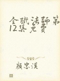 全职法师第一季12集免费
