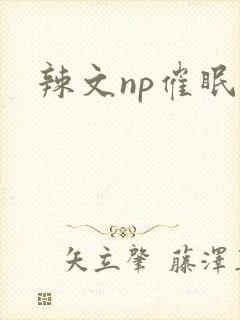辣文np催眠封面