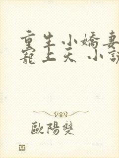 重生小娇妻大佬宠上天 小说封面