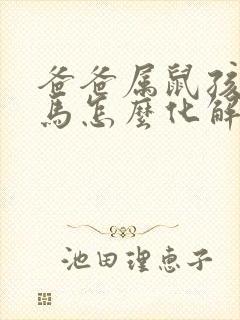 爸爸属鼠孩子属马怎么化解封面