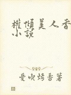 权倾美人香秦朗小说封面