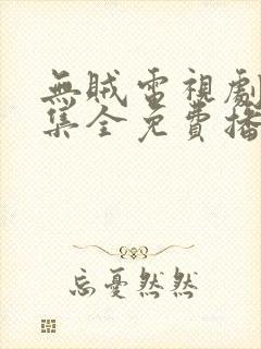 无贼电视剧40集全免费播放