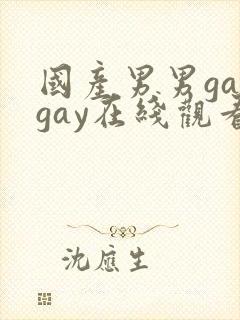 国产男男gaygay在线观看