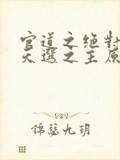 官道之绝对权力天选之主原著小说