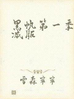 黑帆第一季无删减版