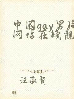 中国gay男同网站在线观看