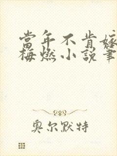 当年不肯嫁春风梅燃小说笔趣阁