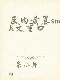 巨肉黄暴sm高h文重口