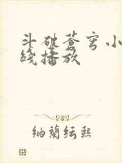 斗破苍穹小说在线播放封面