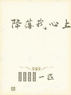 降落我心上