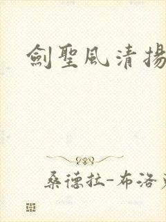 剑圣风清扬