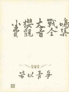 小樱大战鸣人免费观看全集高清封面