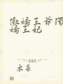 傲娇王爷独宠娇娇王妃