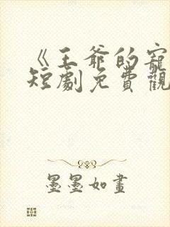 《王爷的宠妾》短剧免费观看封面