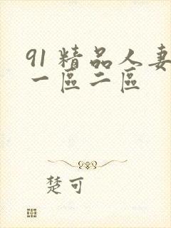 91 精品人妻一区二区