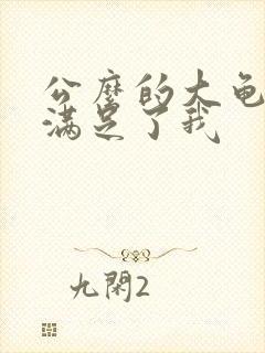 公么的大龟强大满足了我