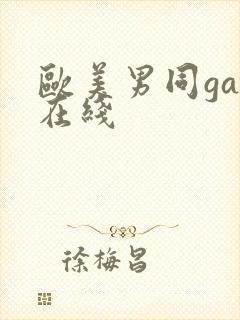 欧美男同gay在线