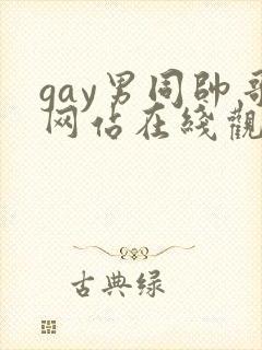 gay男同帅哥网站在线观看