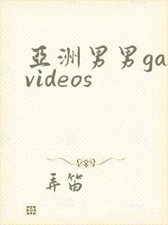 亚洲男男gayvideos