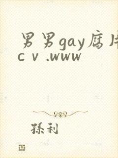 男男gay腐片cⅴ.www