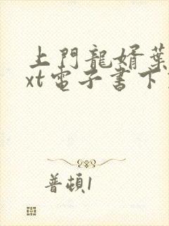 上门龙婿叶辰txt电子书下载