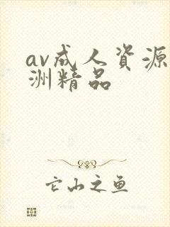 av成人资源亚洲精品