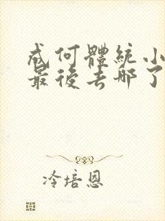 成何体统小太子最后去哪了封面