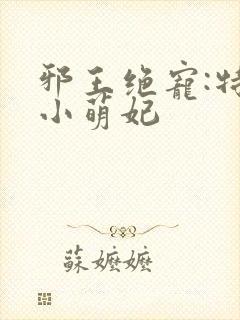 邪王绝宠:特工小萌妃