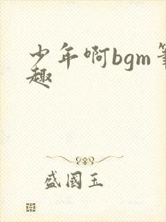 少年啊bgm笔趣