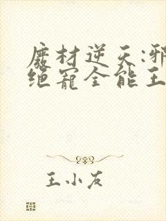 废材逆天:邪王绝宠全能王妃免费版小说封面
