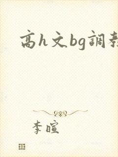 高h文bg调教