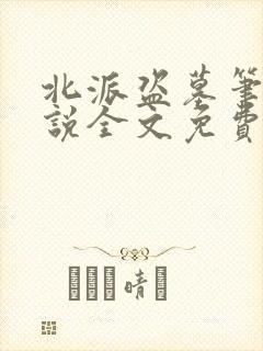 北派盗墓笔记小说全文免费阅读无弹窗