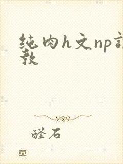 纯肉h文np调教