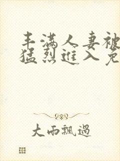 丰满人妻被黑人猛烈进入免费封面