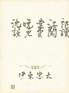 沈晚棠江祁的小说免费阅读
