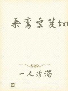 乘鸾云芨txt