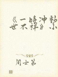 《一时冲动,七世不祥》小说