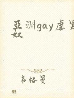 亚洲gay虐男奴