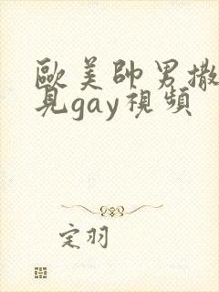 欧美帅男撒尿可见gay视频