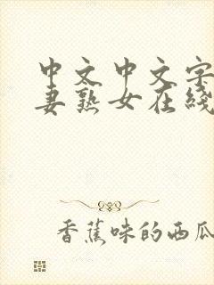 中文中文字幕人妻熟女在线