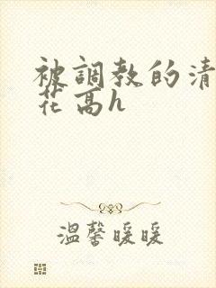被调教的清纯校花高h