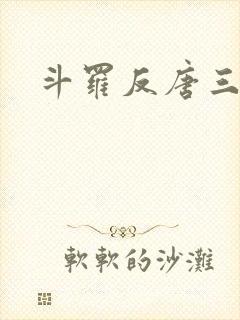 斗罗反唐三小说封面