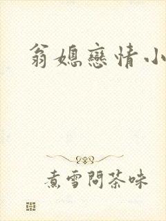 翁媳恋情小说