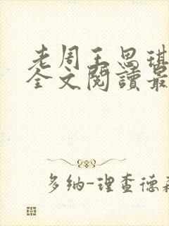 老周王思琪小说全文阅读最新章节更